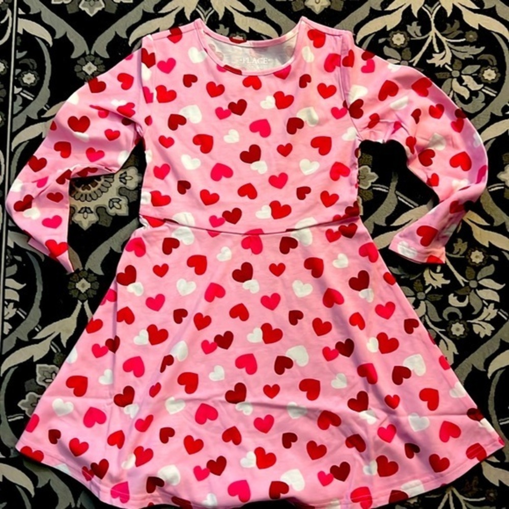 Girls children’s Place heart dress new 5/6